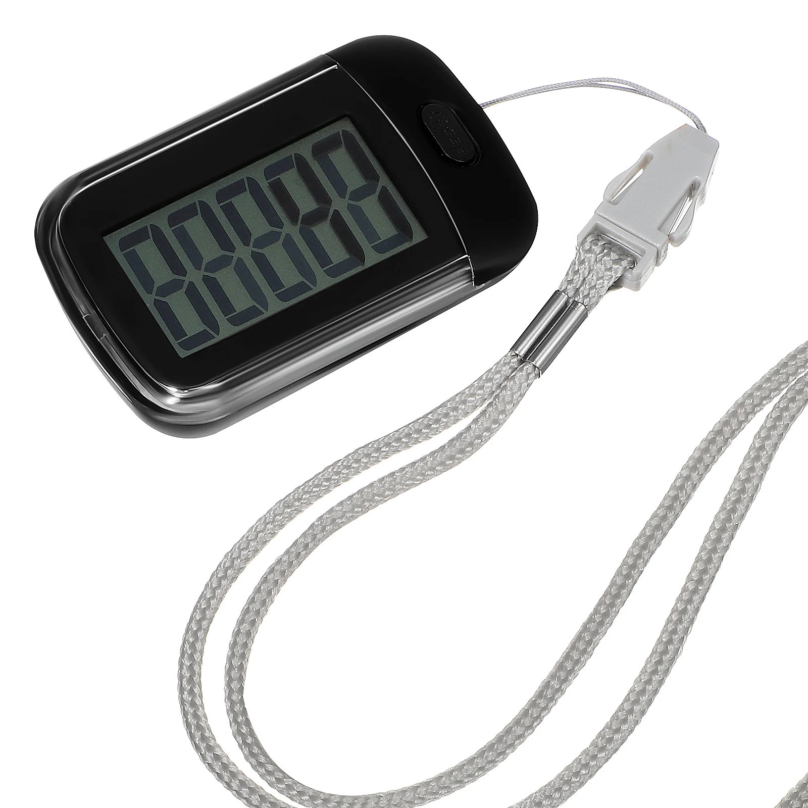 1 Black Pcs Step Counter Pedometer Waist Clip Hanging Rope for Walking Seniors Easy Read Display Portable Fitness Tracker
1 Black Pcs Step Counter Pedometer Waist Clip Hanging Rope for Walking Seniors Easy Read Display Portable Fitness Tracker