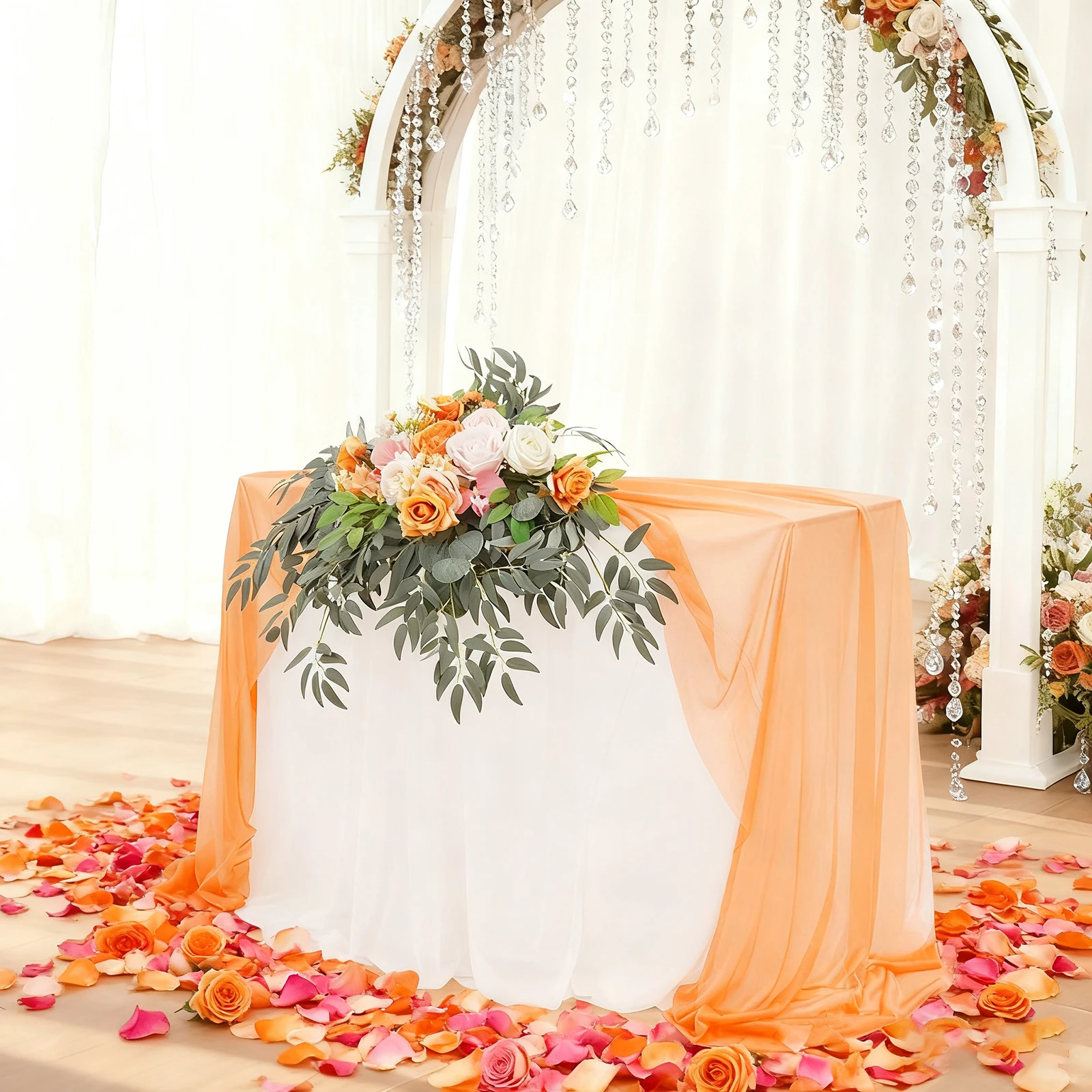 131.88*99.6in Tablecloth Artificial Flower Decoration Artificial Flower with Tablecloth and Table for Wedding Table Photography
131.88*99.6in Tablecloth Artificial Flower Decoration Artificial Flower with Tablecloth and Table for Wedding Table Photography