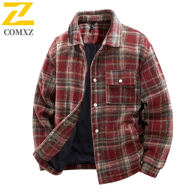 COMXZ Men Outdoor Casual Jacket Waterproof Windproof Retro American Style Workwear Coat Distressed Vintage Streetwear Outerwear
COMXZ Men Outdoor Casual Jacket Waterproof Windproof Retro American Style Workwear Coat Distressed Vintage Streetwear Outerwear