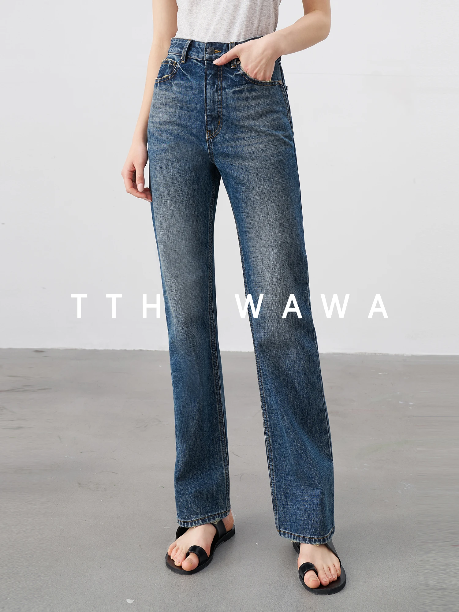 TTH WAWA High Waist Slim Fit Straight Leg Denim Jeans Women's New 2026 Summer Fashionable French Bread Pants
TTH WAWA High Waist Slim Fit Straight Leg Denim Jeans Women's New 2026 Summer Fashionable French Bread Pants