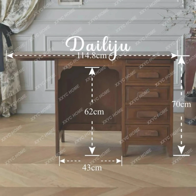 X-S medieval style all solid wood desk ash wood home folding writing desk small multi-function
X-S medieval style all solid wood desk ash wood home folding writing desk small multi-function