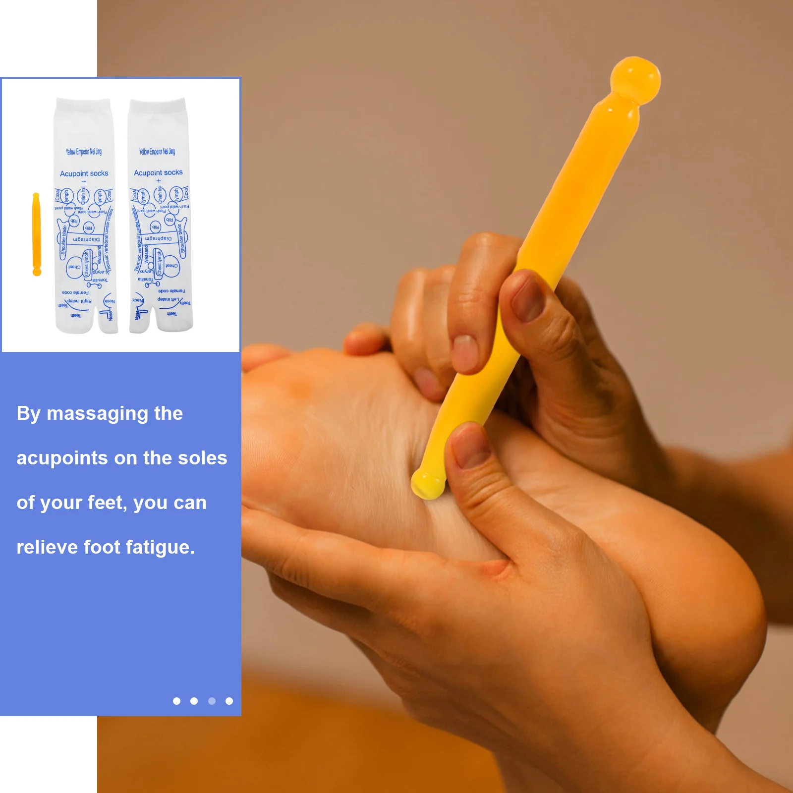 1 set 1 Set Foot Massage Acupressure Socks Elastic Massaging Socks For Home Office Travel Acupoint Stimulation Relief Fatigue
1 set 1 Set Foot Massage Acupressure Socks Elastic Massaging Socks For Home Office Travel Acupoint Stimulation Relief Fatigue