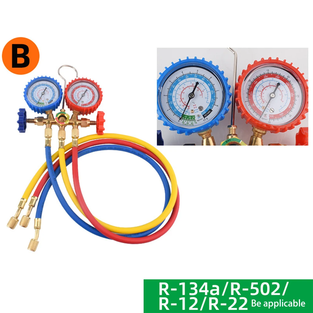 HD Dial Car Refrigerant Manifold Gauge Hook High Accuracy Air Condition Refrigeration Conditioning Tools Accessory Type C
HD Dial Car Refrigerant Manifold Gauge Hook High Accuracy Air Condition Refrigeration Conditioning Tools Accessory Type C