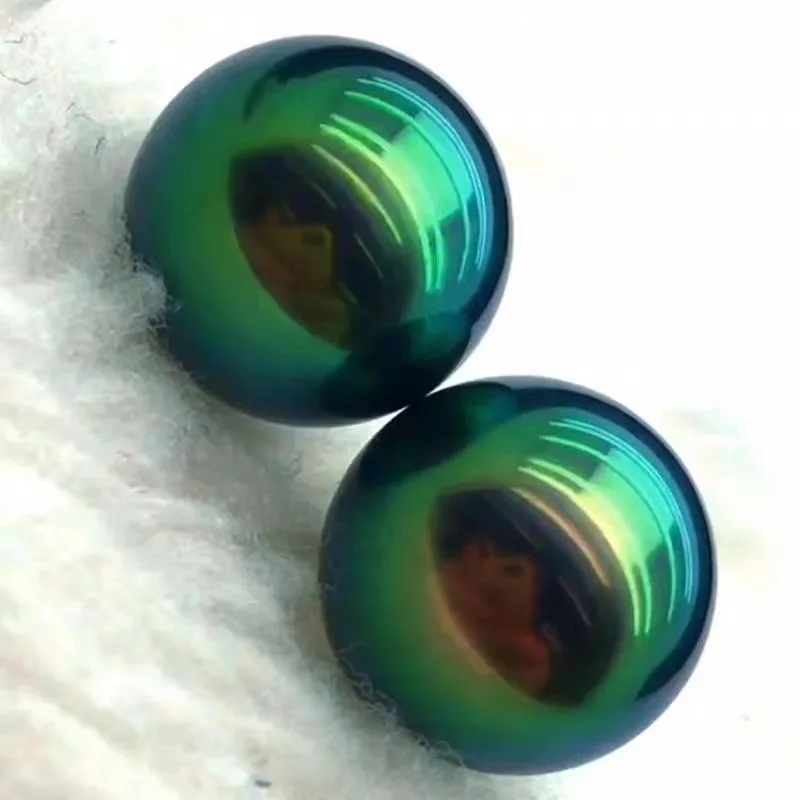 Pair of 12-13mm Natural South Sea Genuine Green Round Loose Pearl Undrilled 13669 Jewelry
Pair of 12-13mm Natural South Sea Genuine Green Round Loose Pearl Undrilled 13669 Jewelry