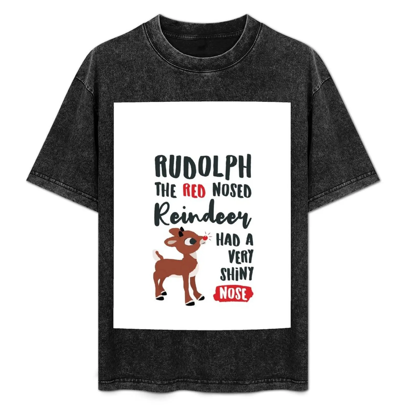 Classic Rudolph the Red Nosed Reindeer Typography GraphicLoveShop T-Shirt Large Size Basic Casual T-Shirt
Classic Rudolph the Red Nosed Reindeer Typography GraphicLoveShop T-Shirt Large Size Basic Casual T-Shirt