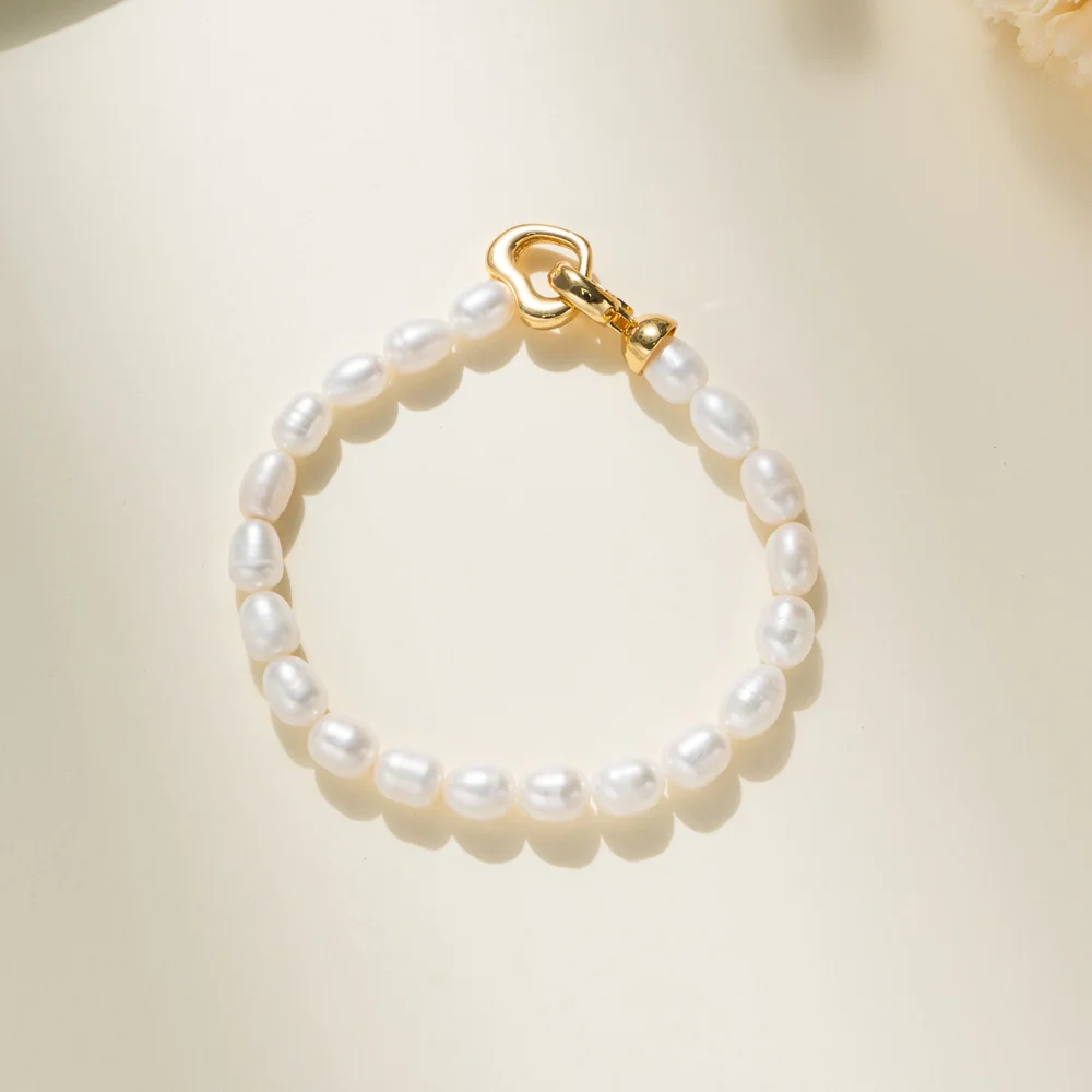 Hengsheng 6-7mm Rice Shape Freshwater Pearl Bracelet 16cm 18cm 20cm Heart Geometric Magnet Bracelet Jewelry Gift 2025 New In
Hengsheng 6-7mm Rice Shape Freshwater Pearl Bracelet 16cm 18cm 20cm Heart Geometric Magnet Bracelet Jewelry Gift 2025 New In