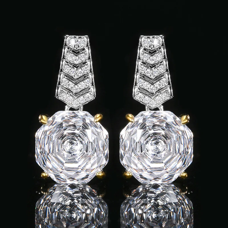 Sparkling Geometric - Style Gemstone Earrings A Fashion - Forward, Modern, Simple and Atmospheric Choice
Sparkling Geometric - Style Gemstone Earrings A Fashion - Forward, Modern, Simple and Atmospheric Choice