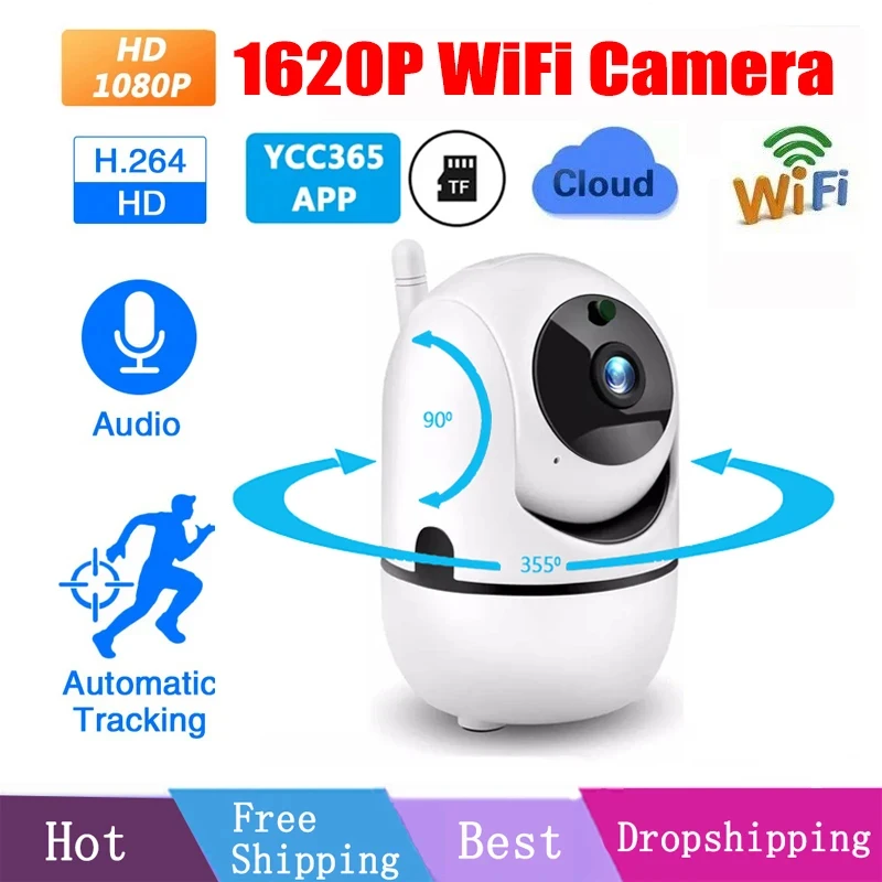 Wifi Camera YCC365 Plus Smart 1620P Surveillance Camera Auto Tracking Night Vision Wireless Indoor Security Protection IP Camera
Wifi Camera YCC365 Plus Smart 1620P Surveillance Camera Auto Tracking Night Vision Wireless Indoor Security Protection IP Camera