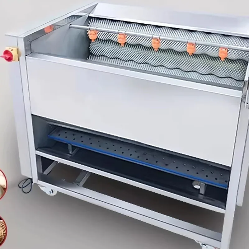 Commercial Brush Roller Vegetable Washing Peeling Machine Stainless Steel Potato Carrot Ginger Radish Cleaner Peeler(customized)
Commercial Brush Roller Vegetable Washing Peeling Machine Stainless Steel Potato Carrot Ginger Radish Cleaner Peeler(customized)