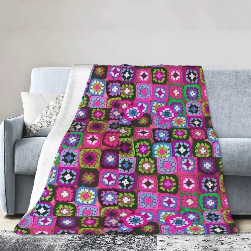 Crochet Blanket Granny Square Vintage Blankets Warm Flannel Throw Blanket Bedspread for Bed Living room Picnic Travel Home Couch
Crochet Blanket Granny Square Vintage Blankets Warm Flannel Throw Blanket Bedspread for Bed Living room Picnic Travel Home Couch