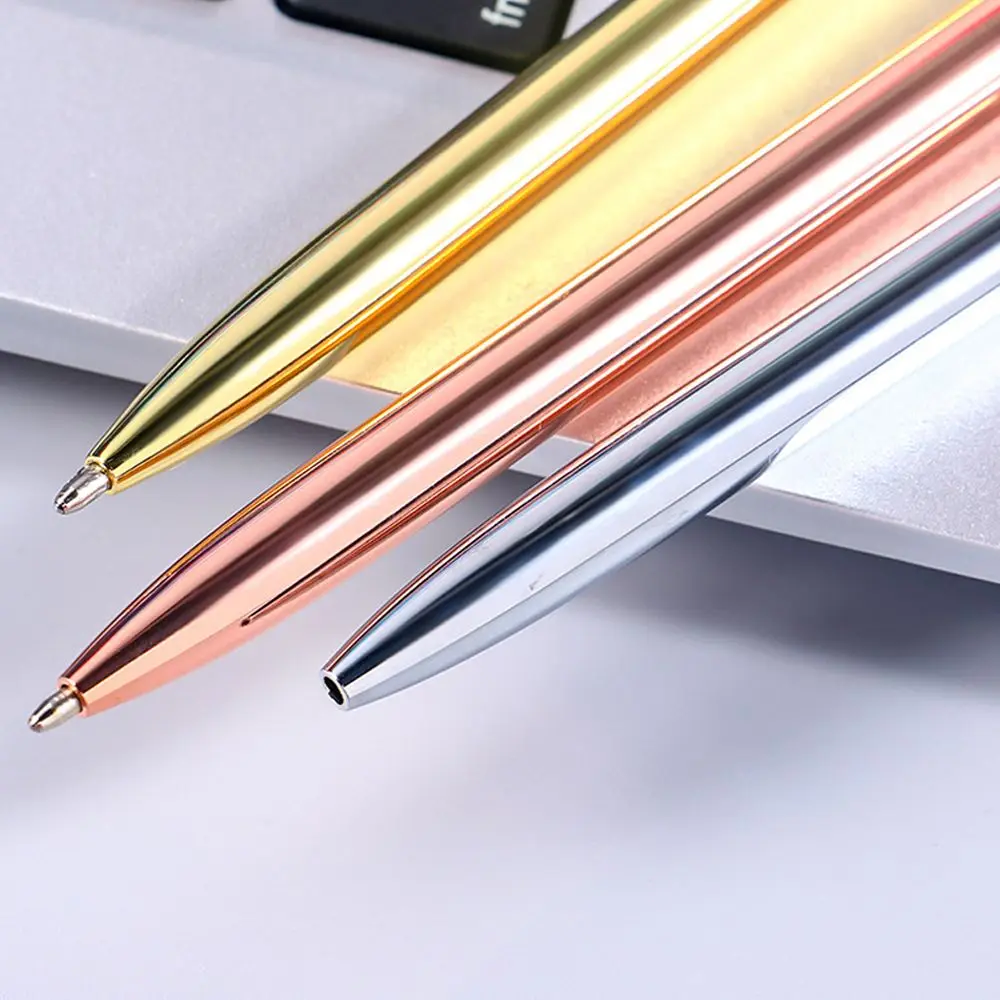 1.0 mm Metal Luxury Gold Sliver Color Ballpoint Pens Black Inks Writing Pen School Office Stationery Supplies High Quality New
1.0 mm Metal Luxury Gold Sliver Color Ballpoint Pens Black Inks Writing Pen School Office Stationery Supplies High Quality New