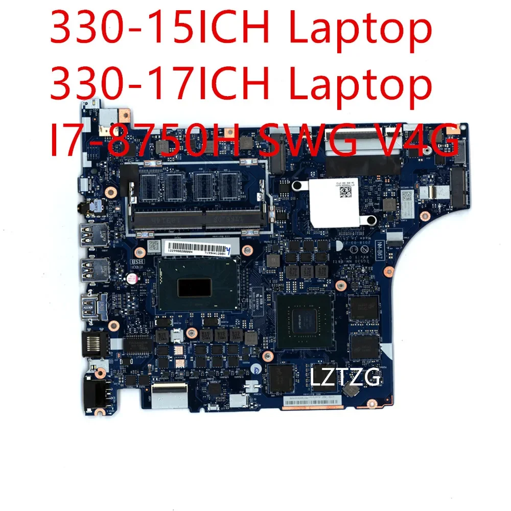 Материнская плата для Lenovo ideapad 330-15ICH/330-17ICH, материнская плата для ноутбука I7-8750H GTX1050 V4G 5B20R46728
Материнская плата для Lenovo ideapad 330-15ICH/330-17ICH, материнская плата для ноутбука I7-8750H GTX1050 V4G 5B20R46728