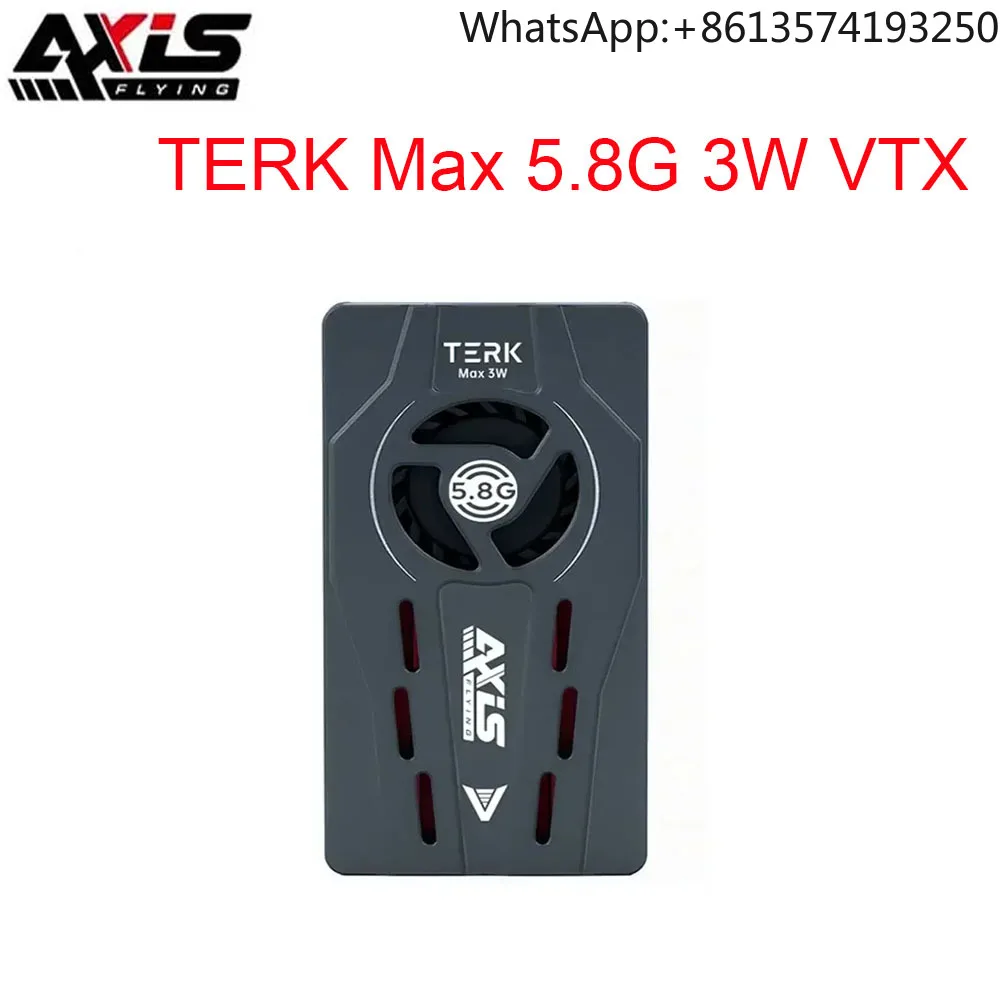 Axisflying Новый TERK Max 5.8G 3W VTX с вентилятором и радиатором из ЧПУ, двойные функциональные кнопки, встроенный микрофон, бесшумный, для FPV дронов с большой дальностью действия
Axisflying Новый TERK Max 5.8G 3W VTX с вентилятором и радиатором из ЧПУ, двойные функциональные кнопки, встроенный микрофон, бесшумный, для FPV дронов с большой дальностью действия
