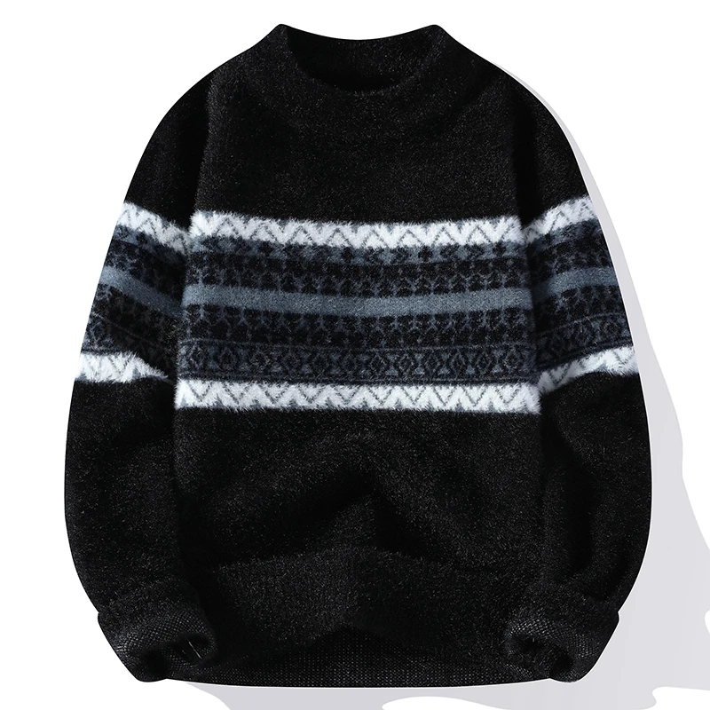 2023 Autumn/Winter Men new style Stripe printing Sweater Men's Fashion Fancy Casual Sweaters Thick Warm Soft wool pullovers
2023 Autumn/Winter Men new style Stripe printing Sweater Men's Fashion Fancy Casual Sweaters Thick Warm Soft wool pullovers