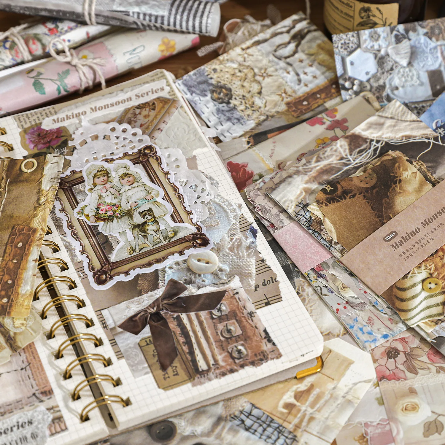 10sets/lot Memo Pads Material Paper Monsoon in the Shepherd's Field Junk Journal Scrapbooking Retro Background Decoration Paper
10sets/lot Memo Pads Material Paper Monsoon in the Shepherd's Field Junk Journal Scrapbooking Retro Background Decoration Paper