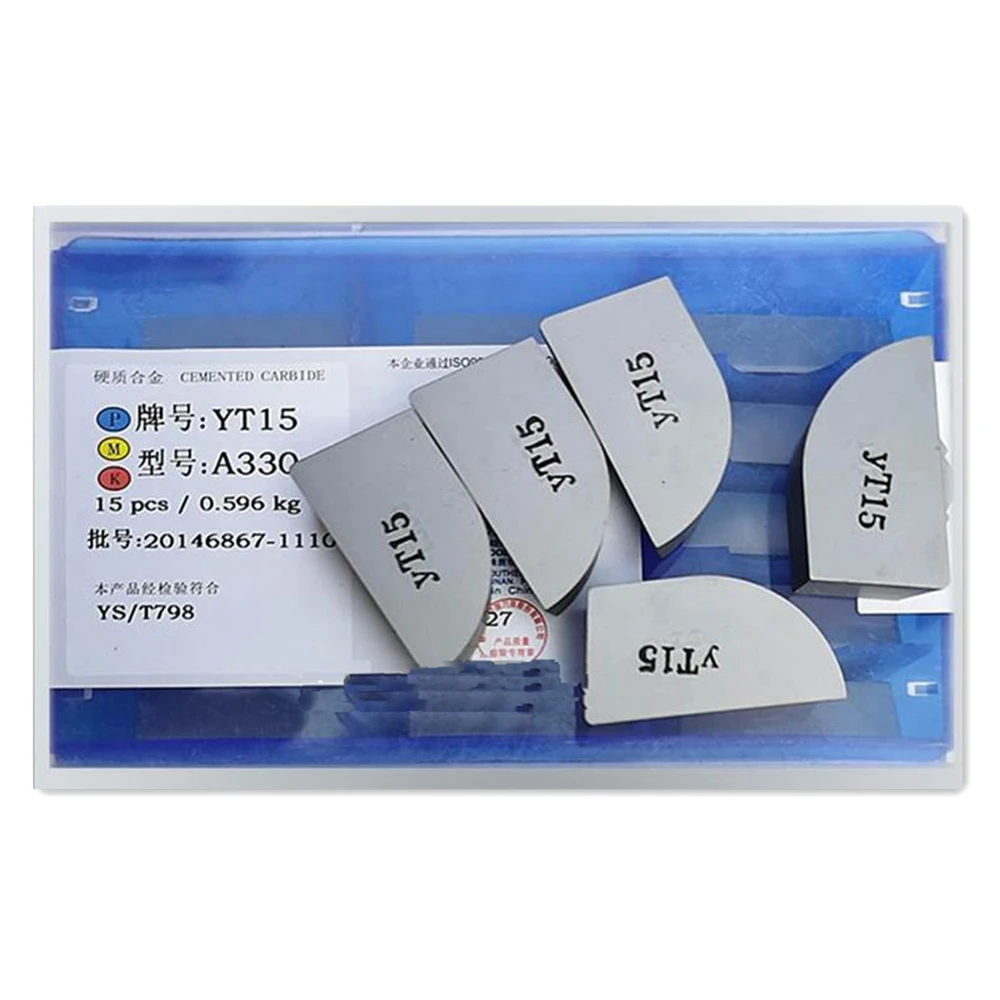 15pcs/box A330 YT5 YW2 YW1 YT15 YT14 YG6 YG8 Welding Tips Blade Cutter Carbide Brazed Inserts Cutting Tools
15pcs/box A330 YT5 YW2 YW1 YT15 YT14 YG6 YG8 Welding Tips Blade Cutter Carbide Brazed Inserts Cutting Tools