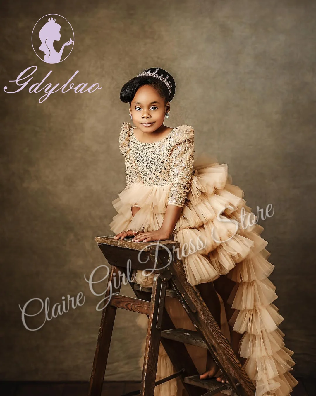 Customized Princess Flower Girl Dresses For Wedding Lace Tulle Sequins Puffy Kids Birthday Party First Communion Ball Gown
Customized Princess Flower Girl Dresses For Wedding Lace Tulle Sequins Puffy Kids Birthday Party First Communion Ball Gown