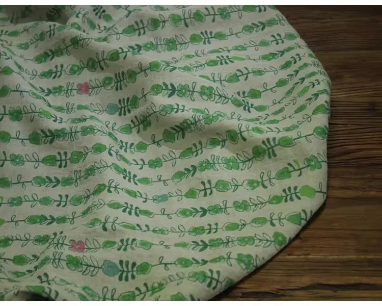1yard Green flower print tissu new style flax fabric Skirt dress shirt bag cheongsam fabric for clothing
1yard Green flower print tissu new style flax fabric Skirt dress shirt bag cheongsam fabric for clothing