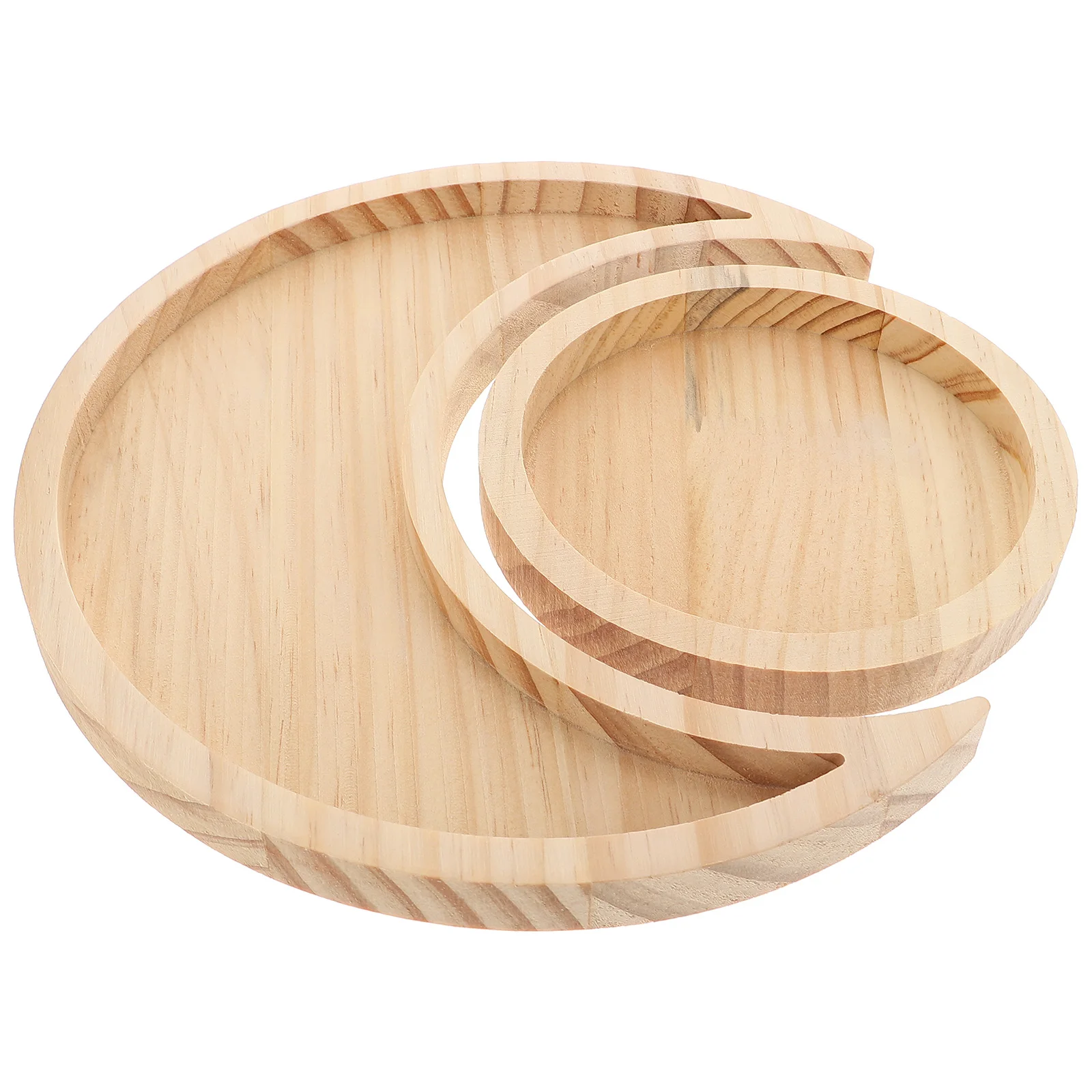 2pcs Pine Wood Storage Tray Moon Shape Jewelry Organizer Dishes Decorative Practical Durability Small Size Versatile
2pcs Pine Wood Storage Tray Moon Shape Jewelry Organizer Dishes Decorative Practical Durability Small Size Versatile
