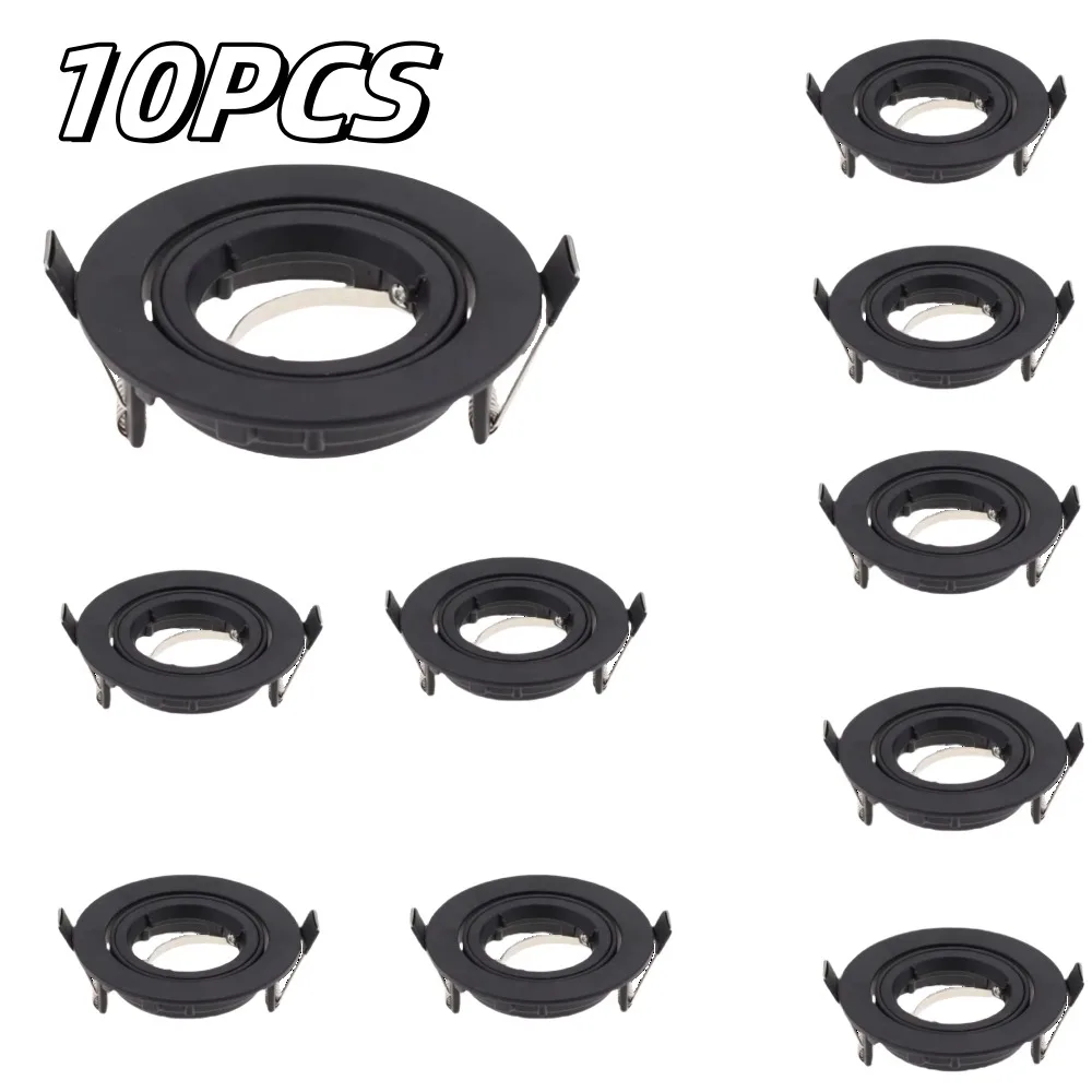 10/20/PCS Wholesale Aluminum Black Recessed Round Black GU10MR16 Lamp LED Spotlight Trim Ring Spot Light Fixture Frame Holder
10/20/PCS Wholesale Aluminum Black Recessed Round Black GU10MR16 Lamp LED Spotlight Trim Ring Spot Light Fixture Frame Holder