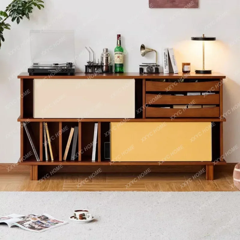 C Retro solid wood entrance living room storage cabinet sliding door dining side cabinet
C Retro solid wood entrance living room storage cabinet sliding door dining side cabinet