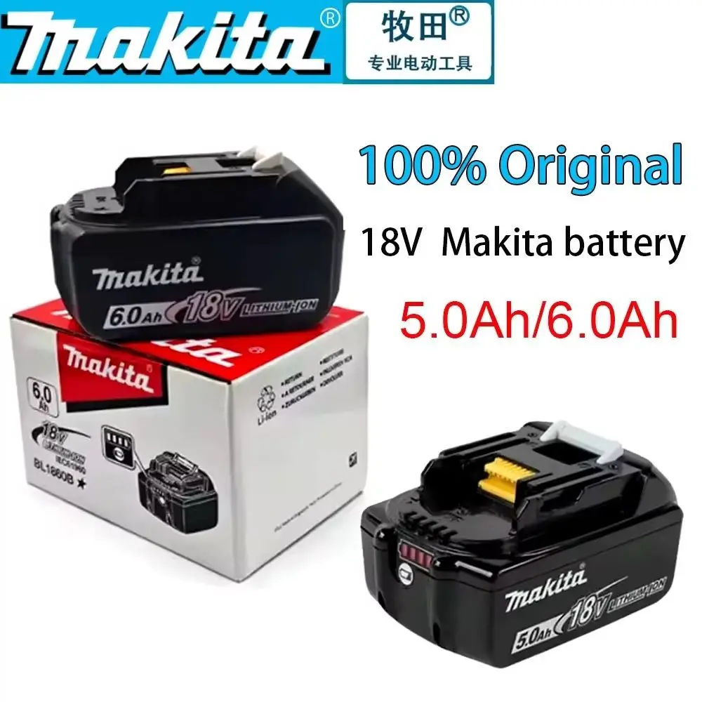 100% original Makita 18V battery 6.0Ah 5.0Ah ,rechargeable battery BL1840 BL1830B BL1830B power tool battery, Makita18V charger
100% original Makita 18V battery 6.0Ah 5.0Ah ,rechargeable battery BL1840 BL1830B BL1830B power tool battery, Makita18V charger
