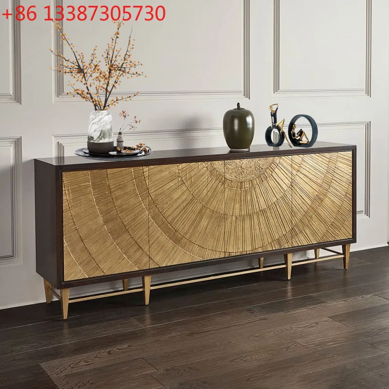 Medieval solid wood dining side cabinet retro high-end living room porch cabinet decorative locker
Medieval solid wood dining side cabinet retro high-end living room porch cabinet decorative locker