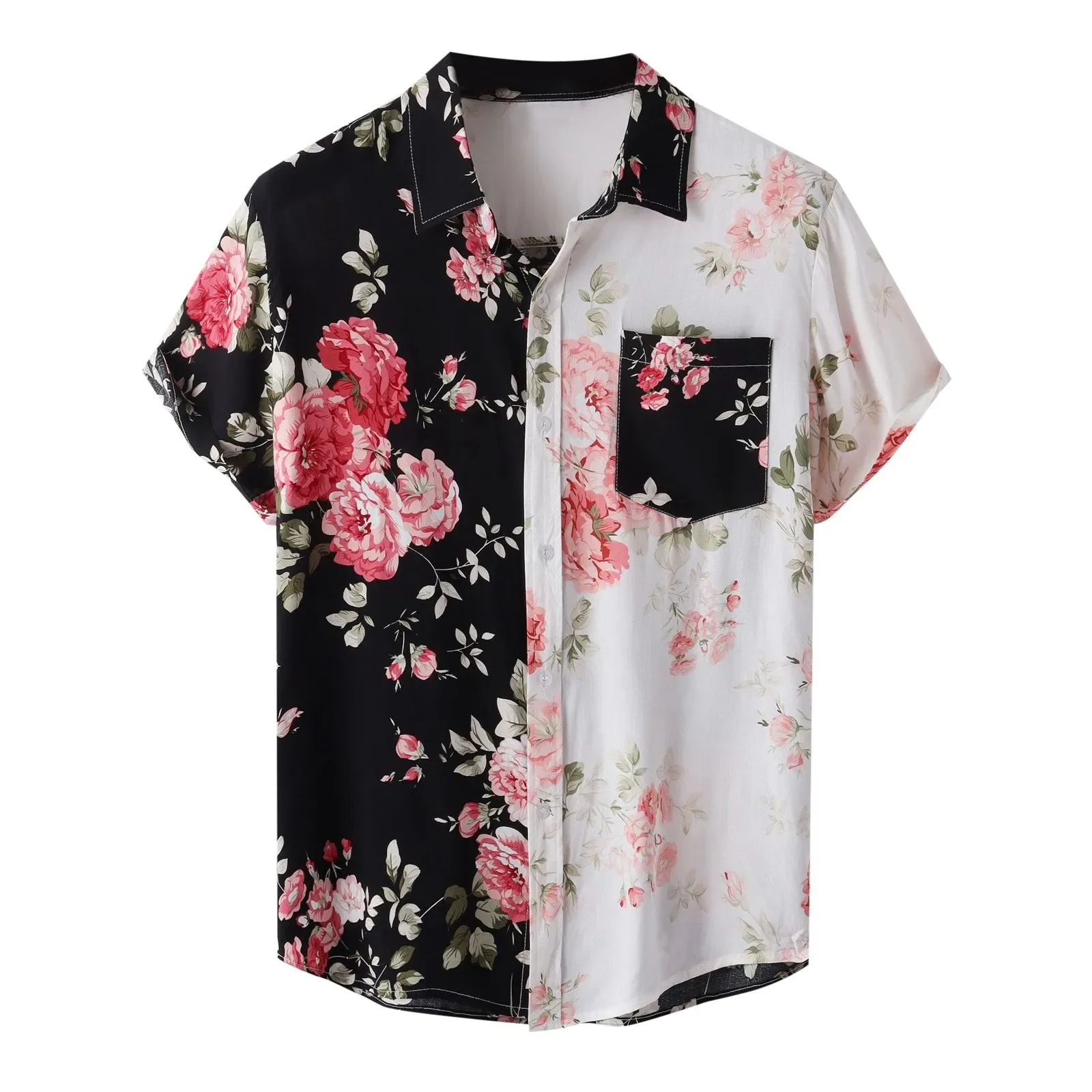 Men'S Hawaii Shirt Short Sleeve Casual Button Down Tropical Beach Shirt Fashionable Men'S Short-Sleeved Shirt
Men'S Hawaii Shirt Short Sleeve Casual Button Down Tropical Beach Shirt Fashionable Men'S Short-Sleeved Shirt