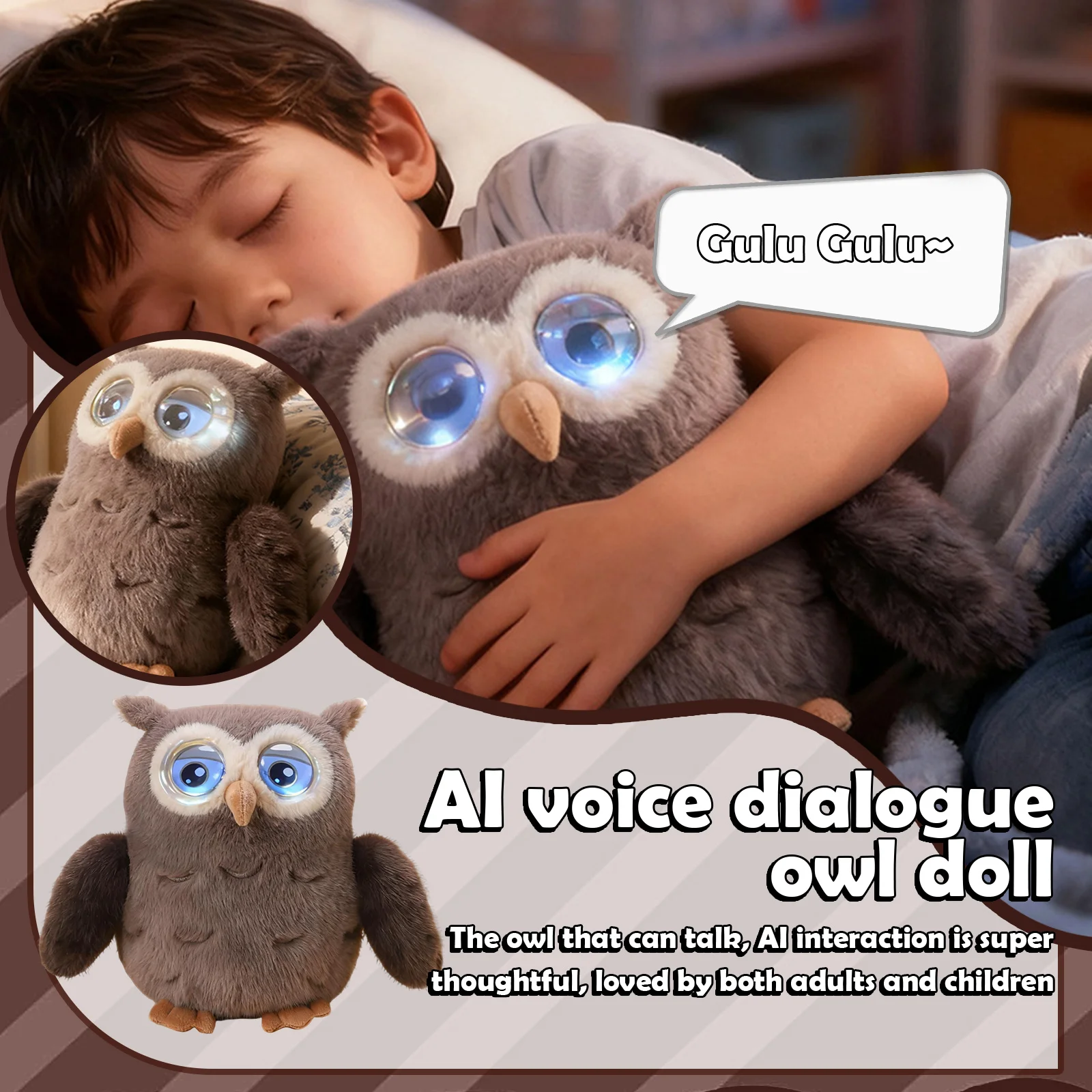 Smart Plush Toy, Interactive Animal With 66 Languages Voice Chat, Cute For Kids & Adults, Educational Language Learning
Smart Plush Toy, Interactive Animal With 66 Languages Voice Chat, Cute For Kids & Adults, Educational Language Learning