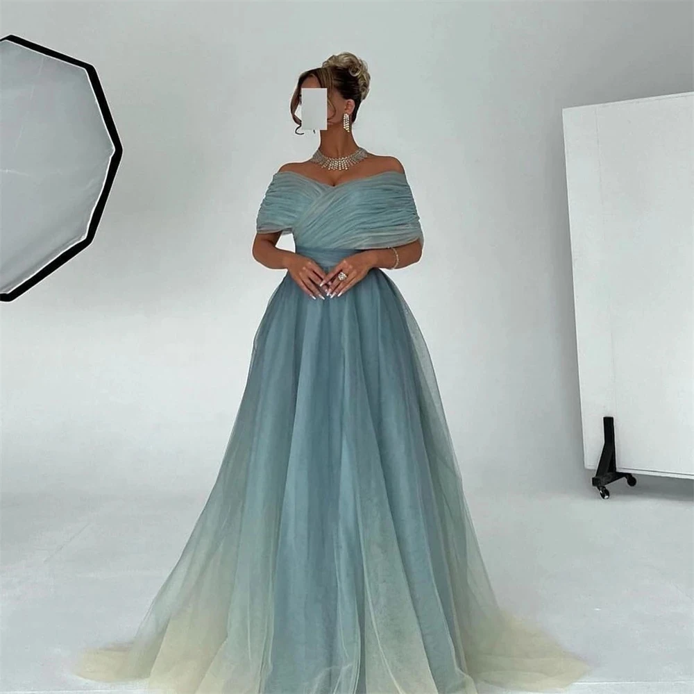 Customized Formal Tulle Criss-Cross Sash Pleat Draped A-line Off-the-shoulder Long Dresses Bespoke Occasion Dresses Exquisite
Customized Formal Tulle Criss-Cross Sash Pleat Draped A-line Off-the-shoulder Long Dresses Bespoke Occasion Dresses Exquisite