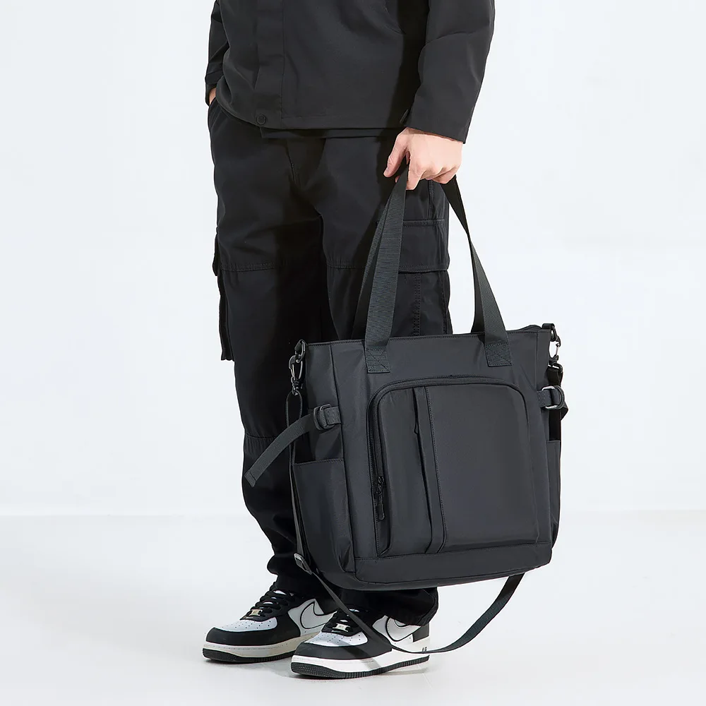 Men's Shoulder Bag Man Trendy Brand Functional Commuter Tote Bag Large Capacity Portable Fitness Student Crossbody Bag
Men's Shoulder Bag Man Trendy Brand Functional Commuter Tote Bag Large Capacity Portable Fitness Student Crossbody Bag
