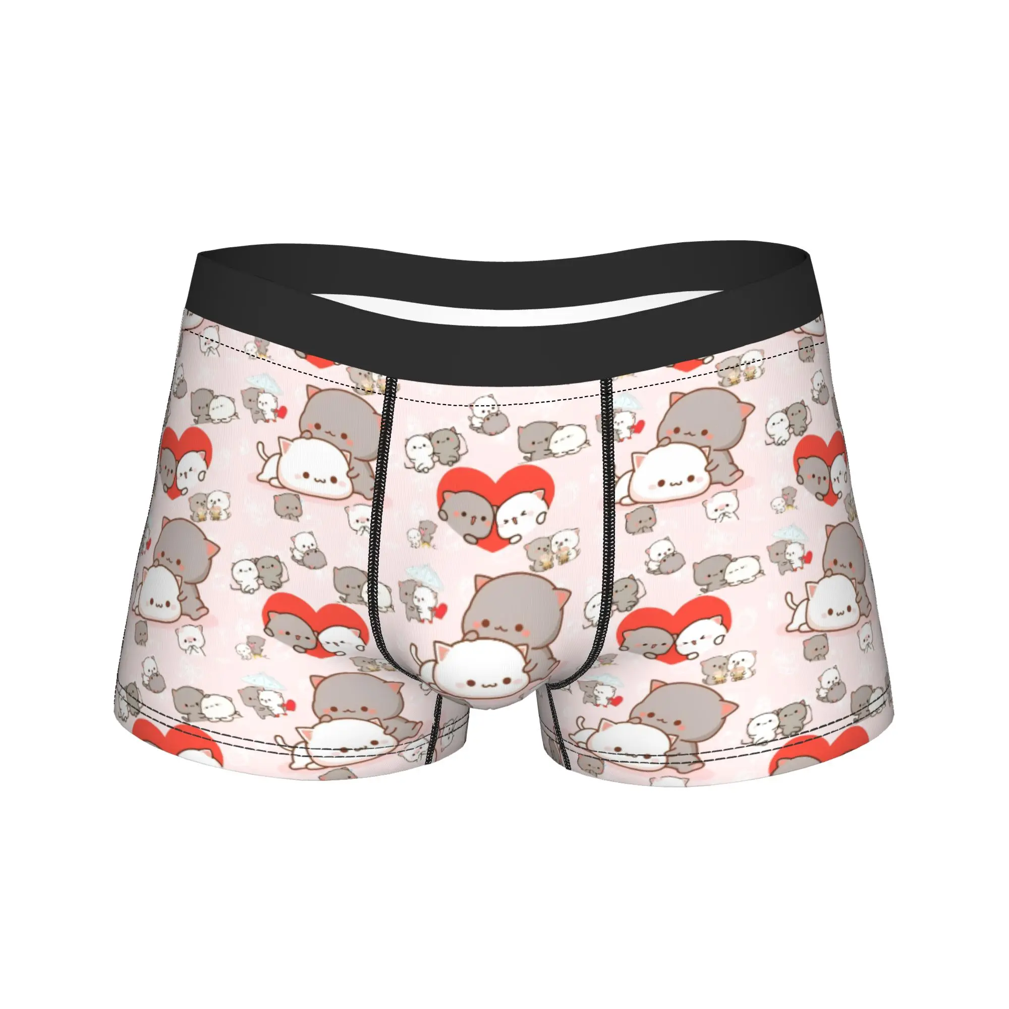 Модные шорты-боксеры Peach and Goma Love, трусы-брифы, мужское нижнее белье Mochi Cat, полиэстеровые трусы для мужчин больших размеров
Модные шорты-боксеры Peach and Goma Love, трусы-брифы, мужское нижнее белье Mochi Cat, полиэстеровые трусы для мужчин больших размеров