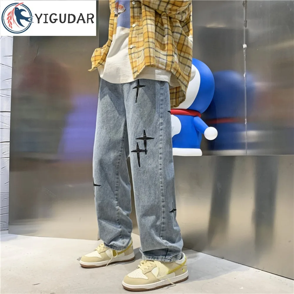 2024 New Street Men's Denim Trousers Baggy Jeans Streetwear Pants Clothes Hip Hop Trendyol Harajuku Vintage Man Clothing y2k
2024 New Street Men's Denim Trousers Baggy Jeans Streetwear Pants Clothes Hip Hop Trendyol Harajuku Vintage Man Clothing y2k