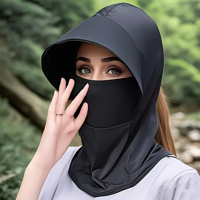Lightweight, Foldable Sun Hat with Integrated Face Mask - Windproof, Dustproof, Ideal for Hiking, Travel Outdoor Activities
Lightweight, Foldable Sun Hat with Integrated Face Mask - Windproof, Dustproof, Ideal for Hiking, Travel Outdoor Activities