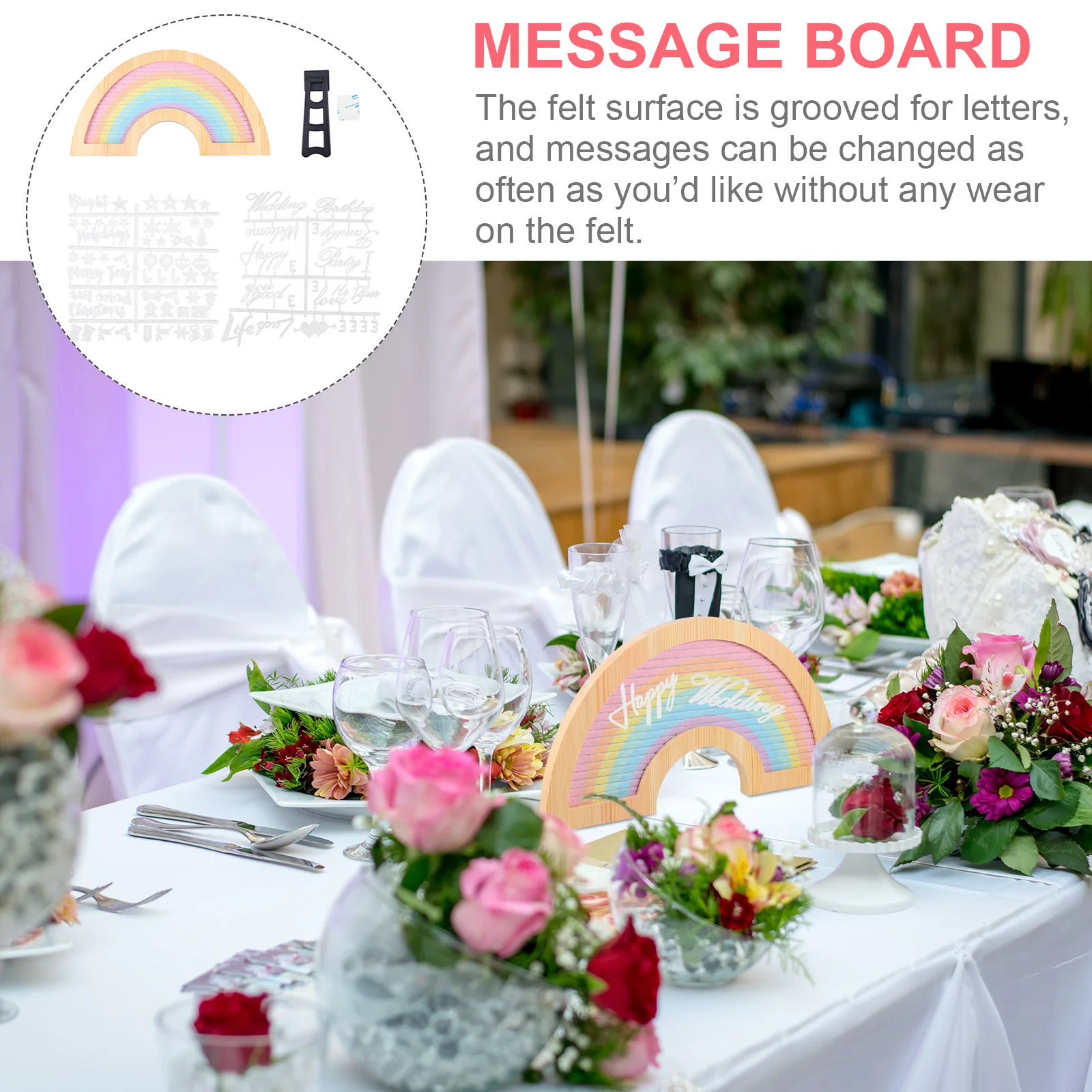 Felt Letter Board Decorative Rainbow Alphabet Message Frame DIY Boards Small Size Lightweight Easy Use Wooden St
Felt Letter Board Decorative Rainbow Alphabet Message Frame DIY Boards Small Size Lightweight Easy Use Wooden St