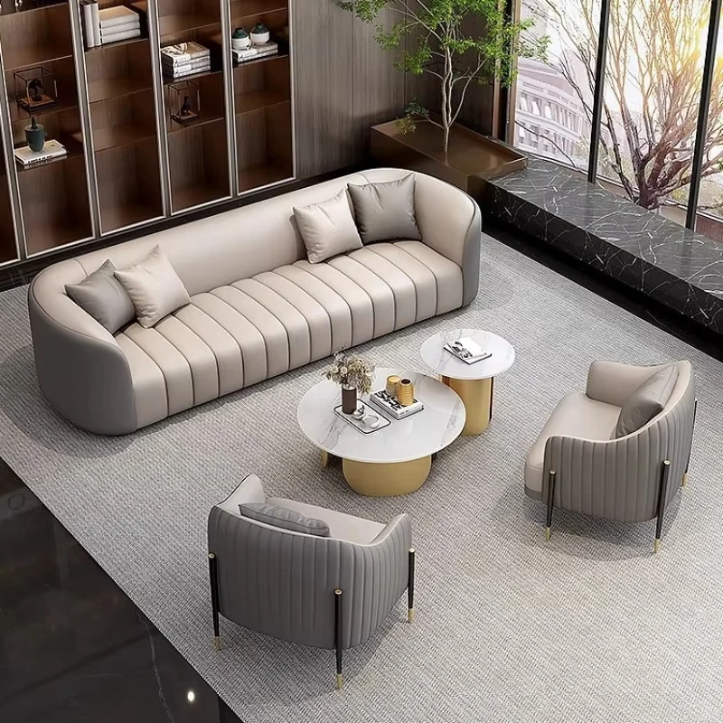 Modern Leather 3-Seater Office Sofa Eco-Friendly High-Density Sponge for Apartment Hotel Lobby Living Room School Waiting Areas
Modern Leather 3-Seater Office Sofa Eco-Friendly High-Density Sponge for Apartment Hotel Lobby Living Room School Waiting Areas