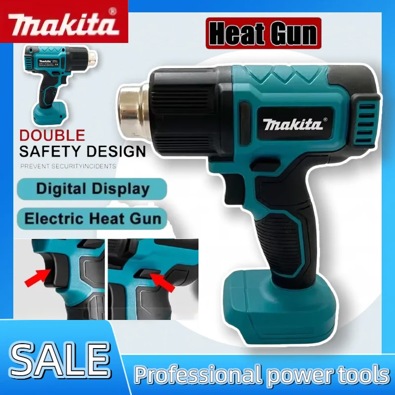 Makita Industrial Gun Handheld Electric Heat Gun Temperatures Heat Gun Cordless Hot Air Adjustable For Makita 18V Battery
Makita Industrial Gun Handheld Electric Heat Gun Temperatures Heat Gun Cordless Hot Air Adjustable For Makita 18V Battery