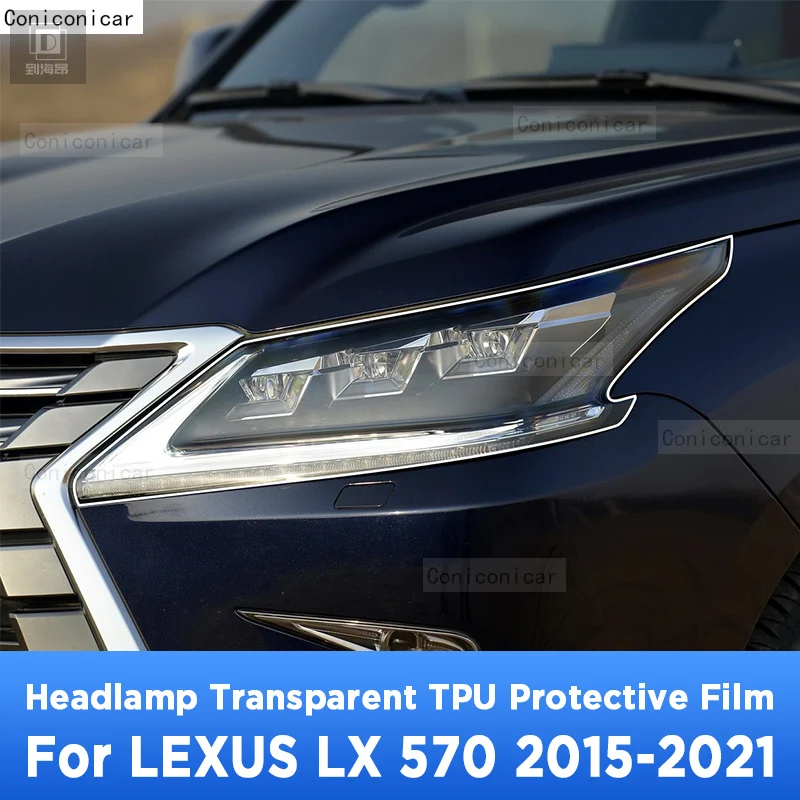 Car Exterior Headlight For LEXUS LX 570 2015-2021 Anti-scratch Front Lamp Transparent TPU Protective Film Sticker Accessories
Car Exterior Headlight For LEXUS LX 570 2015-2021 Anti-scratch Front Lamp Transparent TPU Protective Film Sticker Accessories