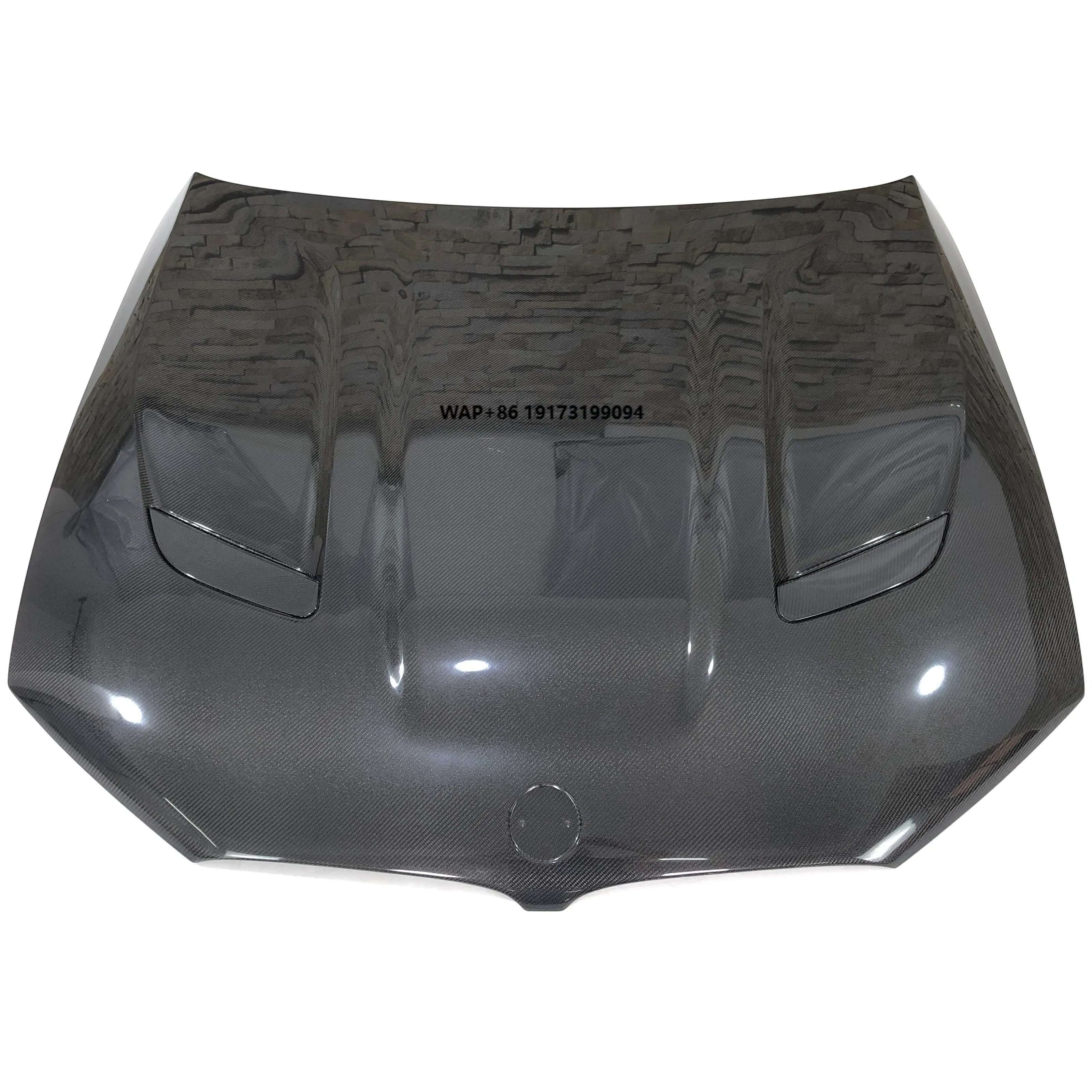 New Style Carbon Fiber Bumper Front Vent Bonnet for 5 Series G30 G38 Carbon Black Screw-On
New Style Carbon Fiber Bumper Front Vent Bonnet for 5 Series G30 G38 Carbon Black Screw-On