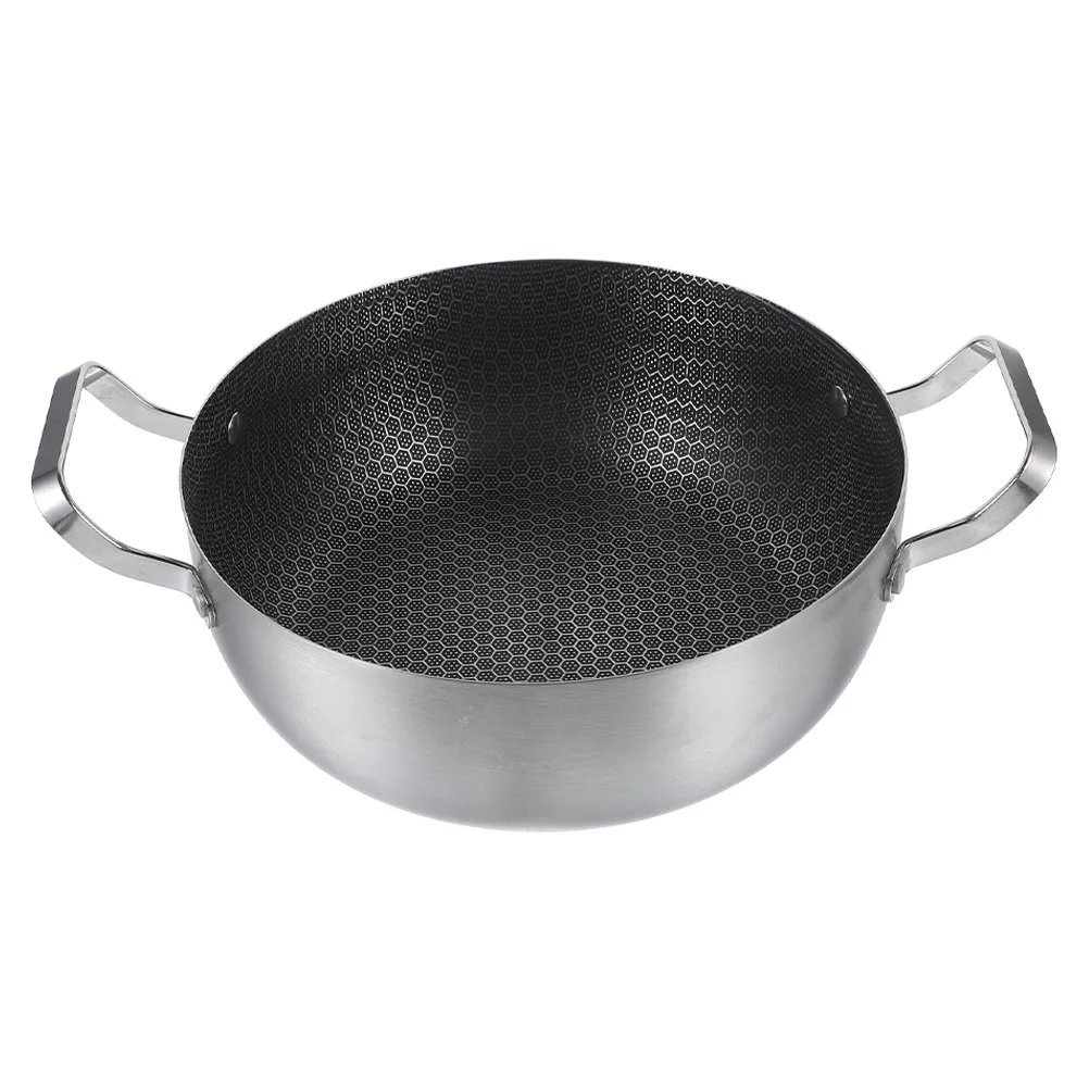 20Cm Double Handle Stainless Steel Hot Pot Non-Stick Soup Frying Pan Thickened Cooking Pot for Kitchen Home Restaurant Use
20Cm Double Handle Stainless Steel Hot Pot Non-Stick Soup Frying Pan Thickened Cooking Pot for Kitchen Home Restaurant Use