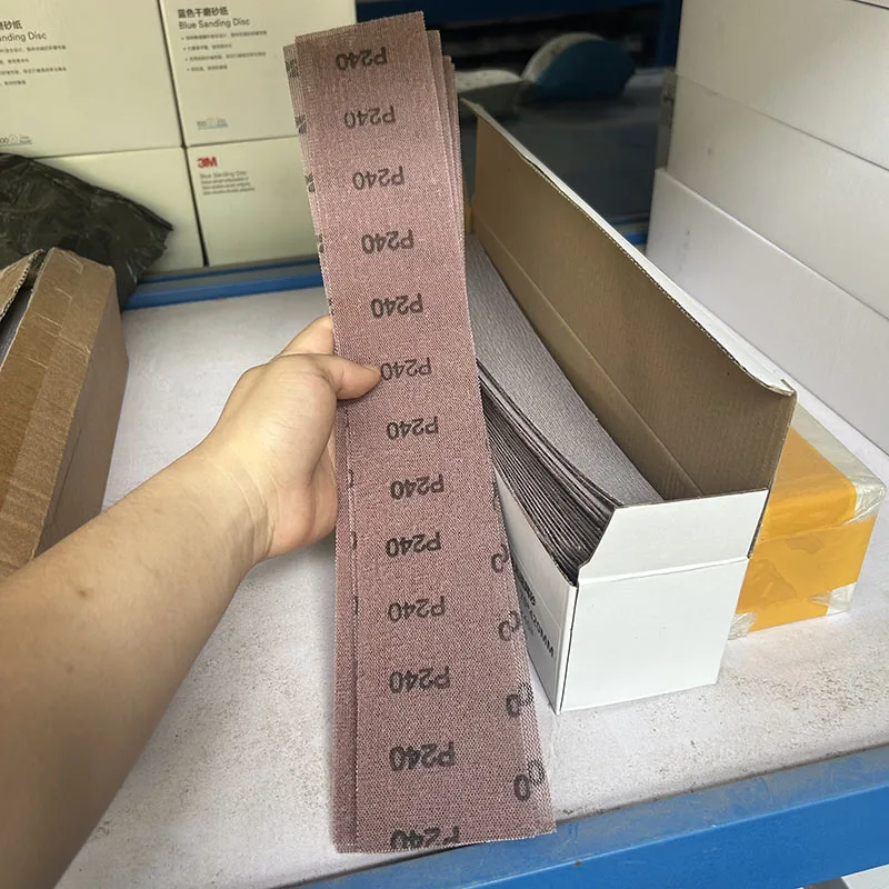 70/420mm Rectangle Mesh Abrasive Dust Free Sanding Anti-blocking Dry Grinding Sandpaper 80 to 320 Grit Hook and Loop Sand Paper
70/420mm Rectangle Mesh Abrasive Dust Free Sanding Anti-blocking Dry Grinding Sandpaper 80 to 320 Grit Hook and Loop Sand Paper