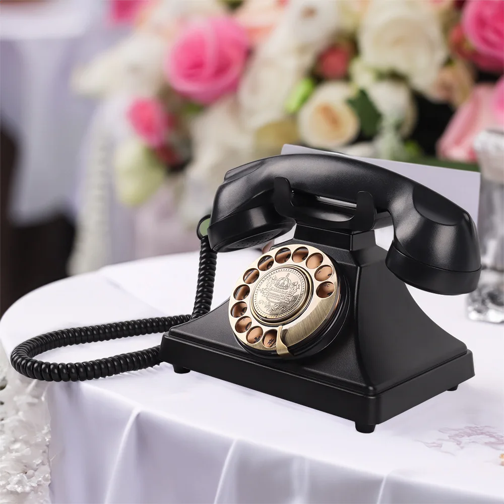 CHEETA Audio guest book phone retro rotary style antique audio guestbook phone message voice recorder vintage phone for wedding
CHEETA Audio guest book phone retro rotary style antique audio guestbook phone message voice recorder vintage phone for wedding