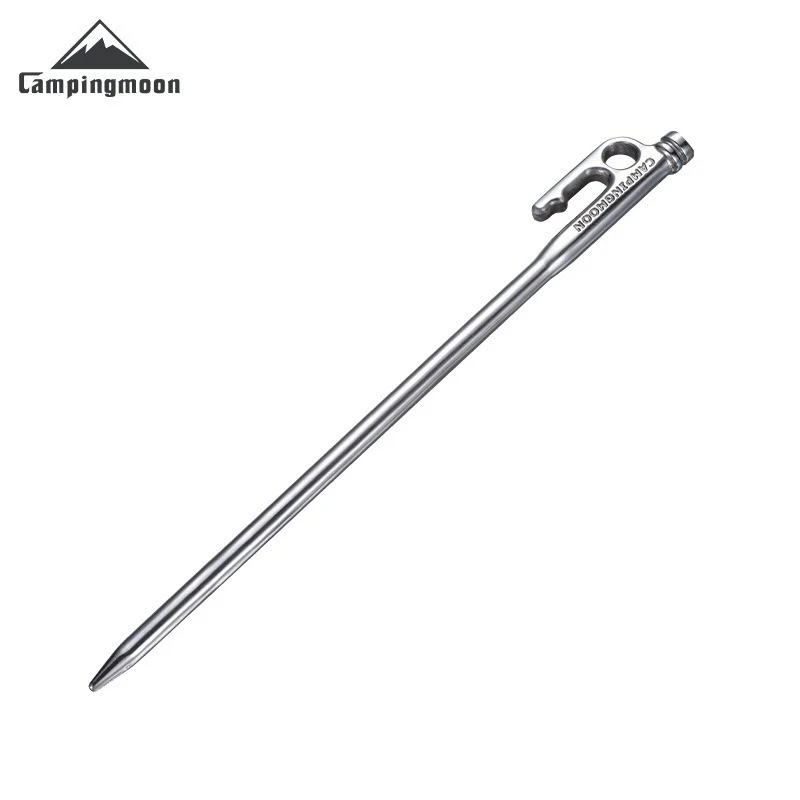 CAMPINGMOON K30-8 camping nail set 420 stainless steel camping tent nail anti falling canopy fixed camping nail
CAMPINGMOON K30-8 camping nail set 420 stainless steel camping tent nail anti falling canopy fixed camping nail