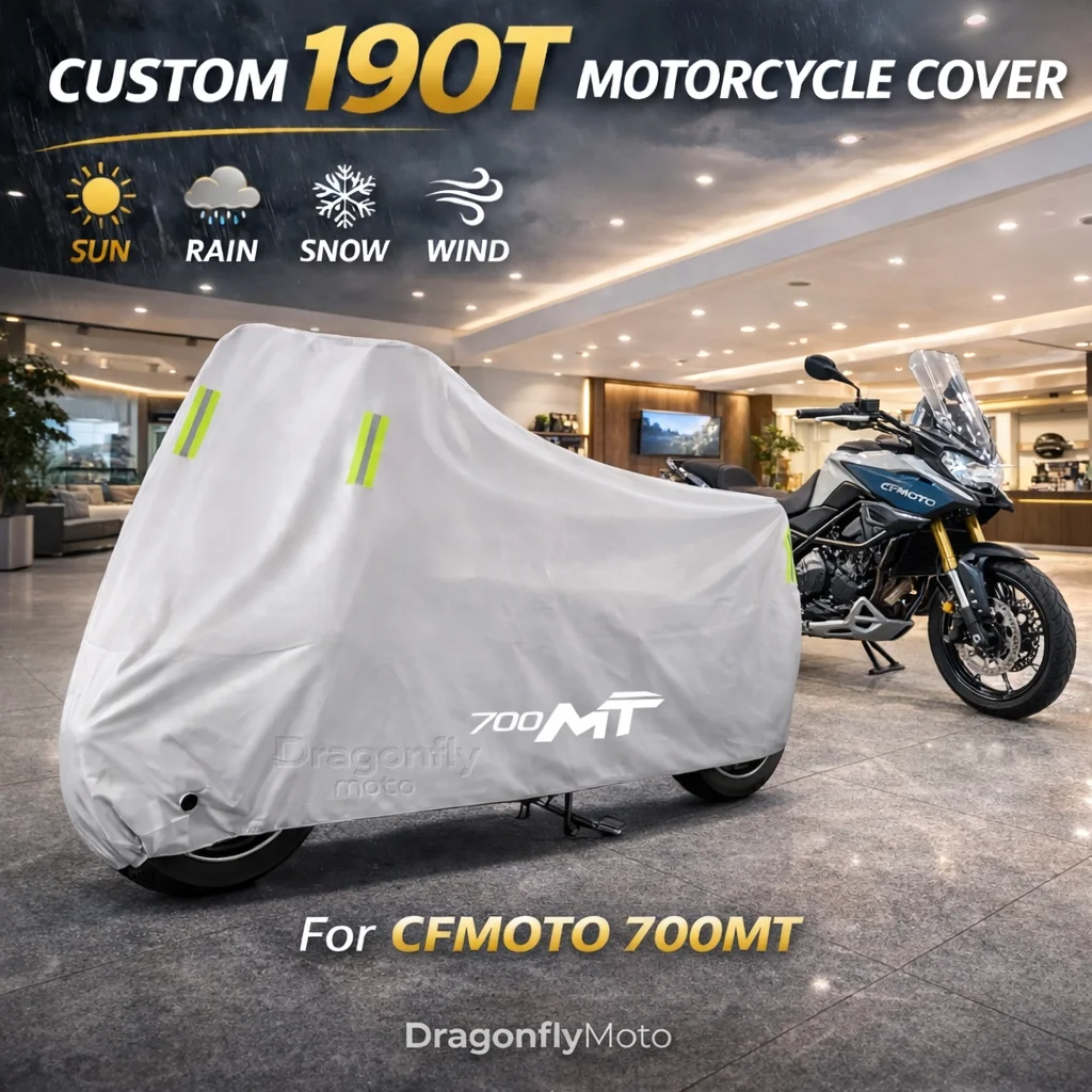 For CF MOTO 700MT 700 MT Motorcycle Cover Silver Waterproof UV Rain Dust Sun Outdoor Indoor Protector
For CF MOTO 700MT 700 MT Motorcycle Cover Silver Waterproof UV Rain Dust Sun Outdoor Indoor Protector