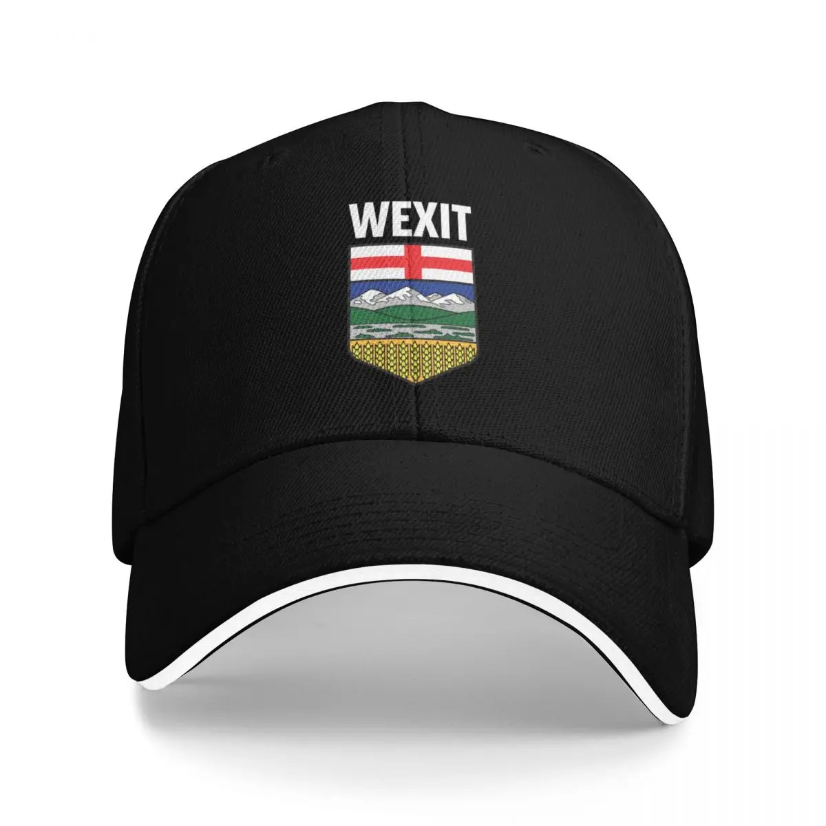Wexit Alberta with Coat of Arm Shield Canada Separation Movement blue background HD High Quality Online Store Baseball Cap
Wexit Alberta with Coat of Arm Shield Canada Separation Movement blue background HD High Quality Online Store Baseball Cap