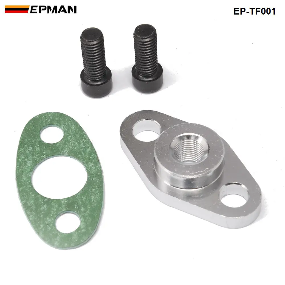 Car BILLET ALUMINUM T3/T4 TURBO CHARGER 1/8" NPT OIL DRAIN LINE FITTING EP-TF001
Car BILLET ALUMINUM T3/T4 TURBO CHARGER 1/8" NPT OIL DRAIN LINE FITTING EP-TF001