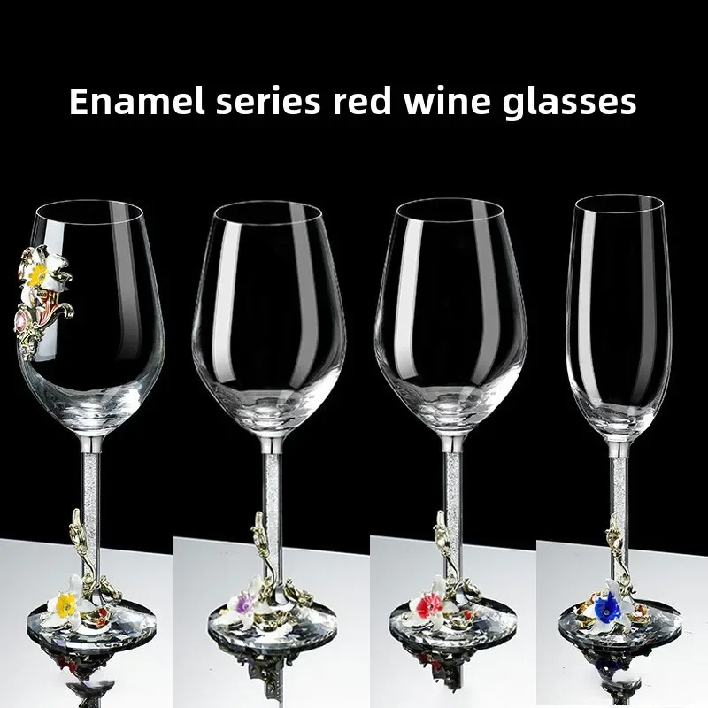 2Pcs European iris enamel color red wine glass crystal glass goblet white diamond wine lead-free champagne
2Pcs European iris enamel color red wine glass crystal glass goblet white diamond wine lead-free champagne