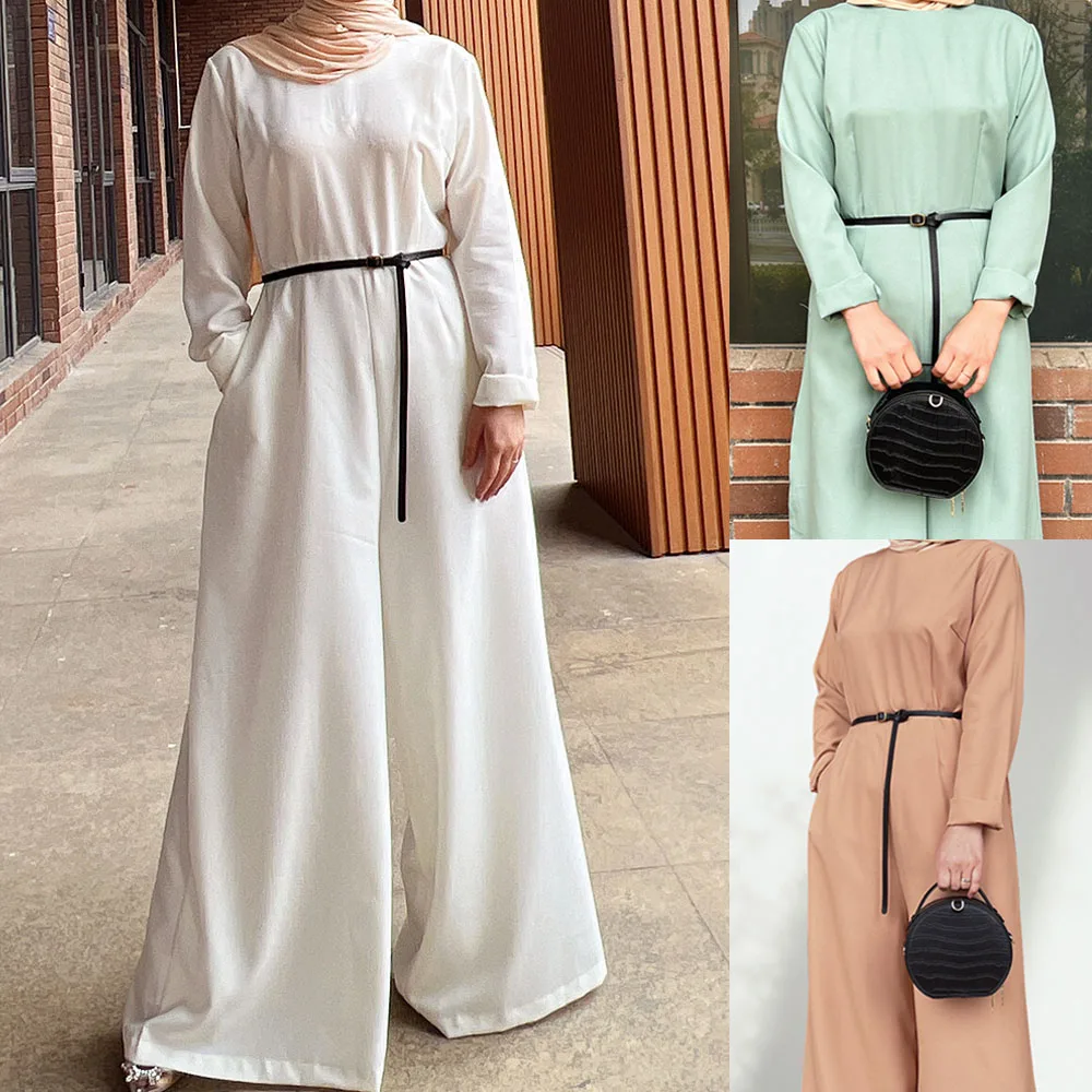 Long Sleeve Slim Fit Jumpsuit Solid Color Pants Jump Suits for Women Loose Pants Jumpsuit Dubai Muslim Jumpsuit Sexy Streetwear
Long Sleeve Slim Fit Jumpsuit Solid Color Pants Jump Suits for Women Loose Pants Jumpsuit Dubai Muslim Jumpsuit Sexy Streetwear