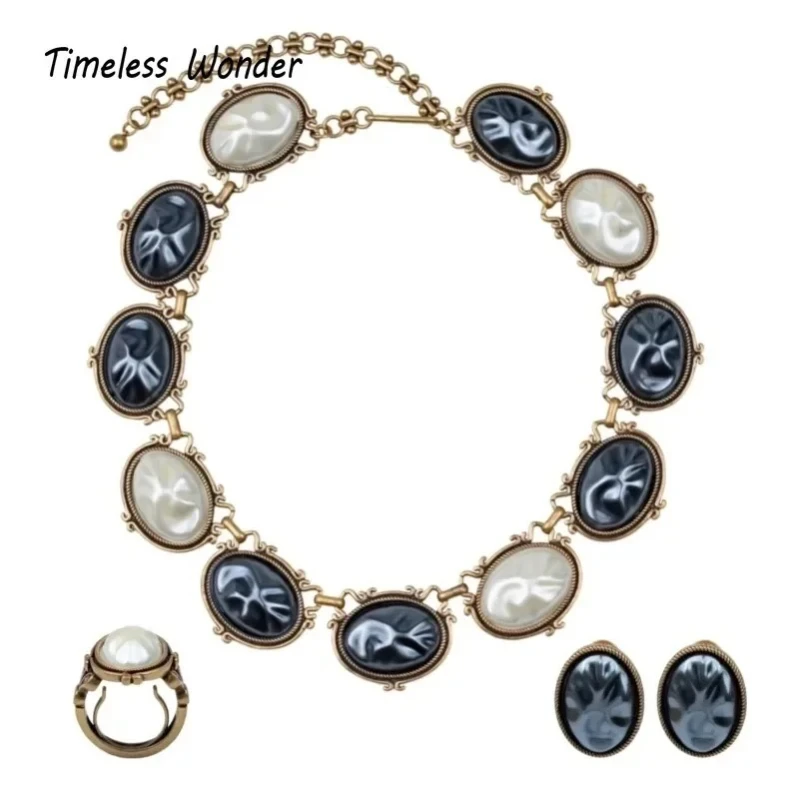 Вневременное чудесное ретро-гео, стеклянное жемчужное ожерелье, женское дизайнерское ювелирное изделие, редкий топ, роскошный стильный подарок, сладкий комплект 2614 
Вневременное чудесное ретро-гео, стеклянное жемчужное ожерелье, женское дизайнерское ювелирное изделие, редкий топ, роскошный стильный подарок, сладкий комплект 2614