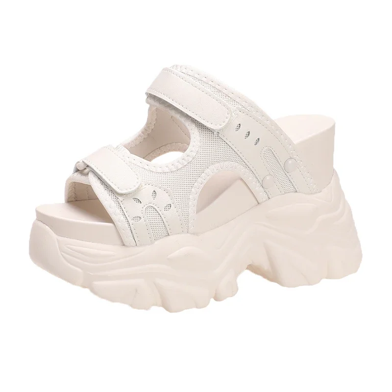 Fashion Summer Women Sandals Peep-toe Wedge Platform Sneakers Woman 11CM Heels Thick Bottom Sandal New Casual Beach Flip Flops
Fashion Summer Women Sandals Peep-toe Wedge Platform Sneakers Woman 11CM Heels Thick Bottom Sandal New Casual Beach Flip Flops